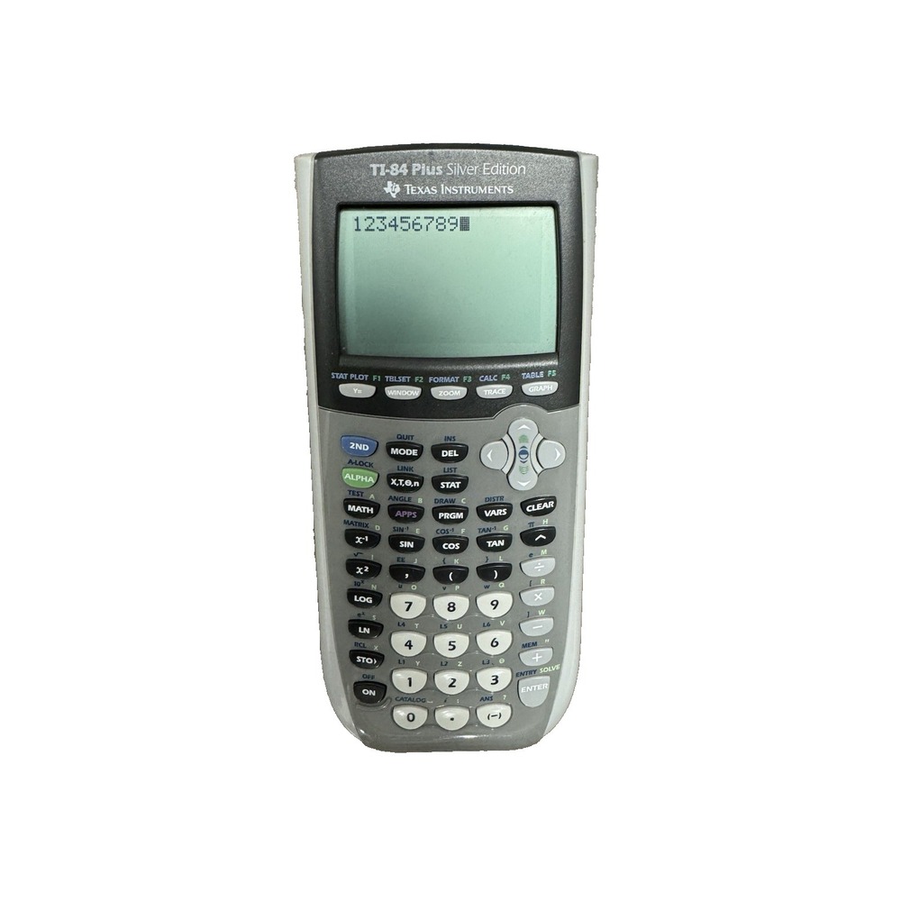 Texas Instruments TI-84 Plus Silver Edition Graphing Calculator Tested Works